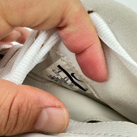 Nike Air Foamposite One Women Size 8 AA3963-100 Chrome White Silver Shoes - Picture 10 of 11